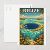 Carte Postale BELIZE – Plongez dans le Paradis (Devant / Derrière)