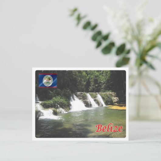Carte Postale Belize - Tolède - San Antonio Falls - (Debout devant)