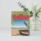 Carte Postale Belize vintage vacances poster (Debout devant)