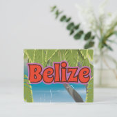 Carte Postale Belize vintage vacances poster (Debout devant)