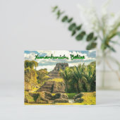 Carte Postale Belize Xunantunich stylisé (Debout devant)