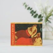 Carte Postale Belka et Strelka (Debout devant)