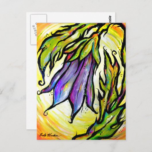 Carte Postale Bell Iridescente (Devant / Derrière)