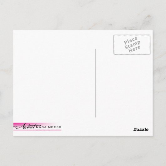 Carte Postale Bell Iridescente (Dos)