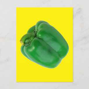CARTE POSTALE BELL PEPPER (VERT)