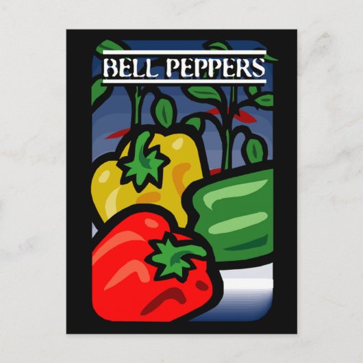 Carte Postale Bell Peppers (Devant)