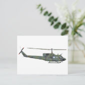 Carte Postale Bell UH-1N 455455 (Debout devant)