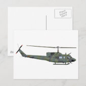 Carte Postale Bell UH-1N 455455 (Devant / Derrière)