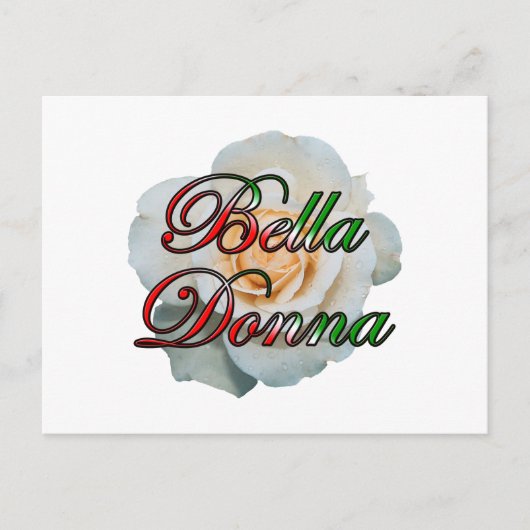 Carte Postale Bella Donna (Belle Dame) (Devant)