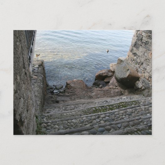 Carte Postale Bellagio, Italie ~ En Bas (Devant)