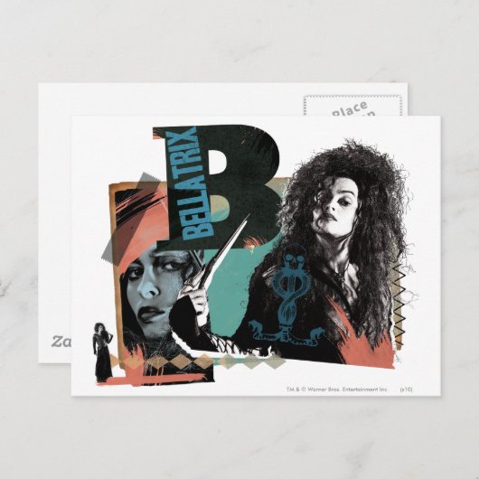 Carte Postale Bellatrix Lestrange 6 (Devant / Derrière)