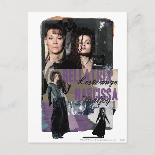 Carte Postale Bellatrix Lestrange et Narcissa Malfoy (Devant)