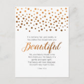 Carte Postale Belle, 1 Pierre 3 Écriture Verse (Devant)