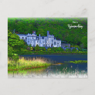 Carte Postale Belle abbaye de Kylemore, Irlande