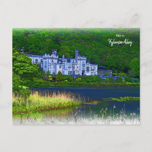 Carte Postale Belle abbaye de Kylemore, Irlande (Devant)