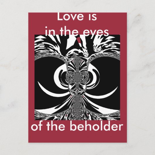 Carte Postale Belle Afrique extraordinaire blanche noire Imprime (Devant)