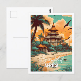 Carte Postale Belle Afrique Famous Travel Place Vintage