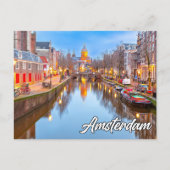 Carte Postale Belle Amsterdam, Pays-Bas (Devant)