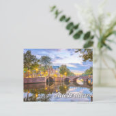 Carte Postale Belle Amsterdam, Pays-Bas (Debout devant)