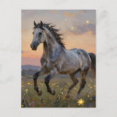 Carte Postale Belle Année du Cheval (Devant)