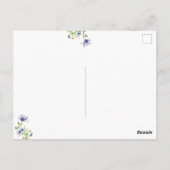 Carte Postale Belle Antenne Fée Ailes dentelle Papillons (Dos)