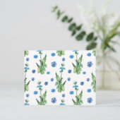 Carte Postale Belle aquarelle motif (Debout devant)