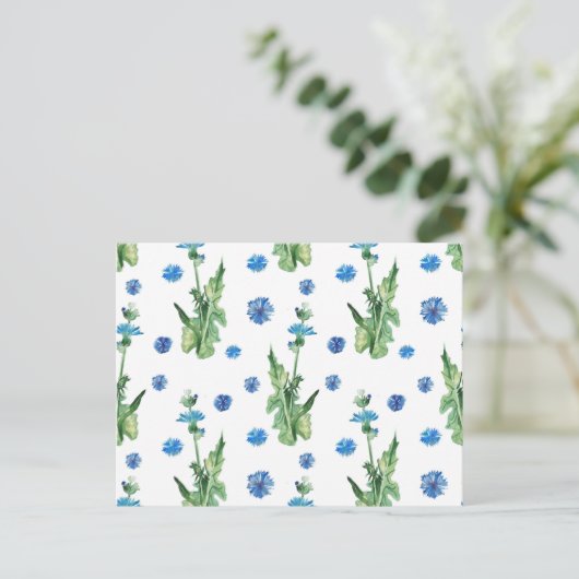 Carte Postale Belle aquarelle motif (Debout devant)