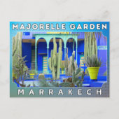 Carte Postale Belle architecture de jardin de Marrakech Majorell (Devant)
