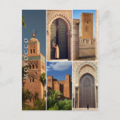 Carte Postale Belle architecture de la Médina marocaine (Devant)