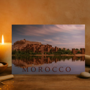 Carte Postale Belle architecture du désert du Maroc Ait BenHadou