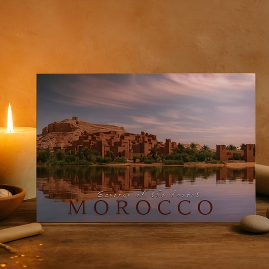 Carte Postale Belle Architecture du désert marocain Ait Ben Hadd