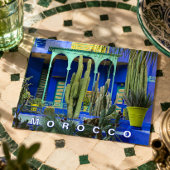 Carte Postale Belle architecture du jardin Majorelle de Marrakec
