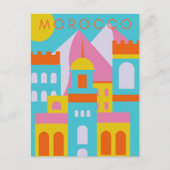 Carte Postale Belle architecture marocaine de la Médina de Marra (Devant)