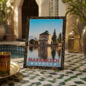 Carte Postale Belle architecture marocaine Marrakech Menara