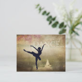 Carte Postale Belle Ballerina et Danse de Swan (Debout devant)