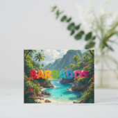 Carte Postale Belle barbade (Debout devant)