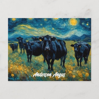 Carte Postale Belle Battle d'Angus Noir