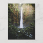 Carte Postale Belle cascade à Java, Indonésie, photo (Devant)