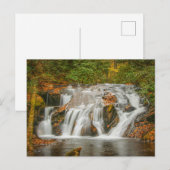 Carte Postale Belle cascade de la crique Dukes à N. Georgia (Devant / Derrière)