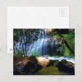 Carte Postale Belle Cascade Paysage de la Jungle (Devant / Derrière)