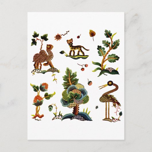 Carte Postale Belle Castlemaine Jacobean Brodery (Devant)