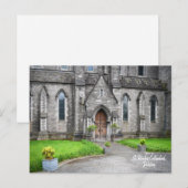 Carte Postale Belle cathédrale St. Patrick à Dublin, Irlande (Devant / Derrière)