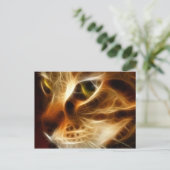 Carte Postale Belle Chat Feu Ghoost (Debout devant)