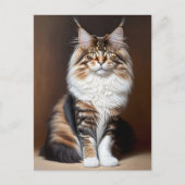 Carte Postale belle chatte (Devant)