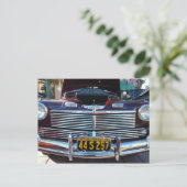 Carte Postale Belle Chrome Grille de Mercure classique voiture (Debout devant)
