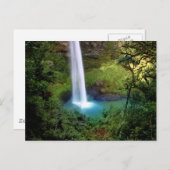 Carte Postale Belle chute d'eau (Devant / Derrière)