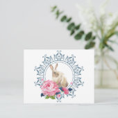 Carte Postale Belle conception de lapin de Pâques (Debout devant)