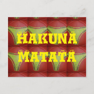 Carte Postale Belle conception de motif géométrique jaune doré