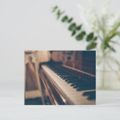 Carte Postale Belle conception de piano (Debout devant)