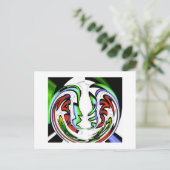 Carte Postale Belle conception Extraordinaire ont une belle jour (Debout devant)